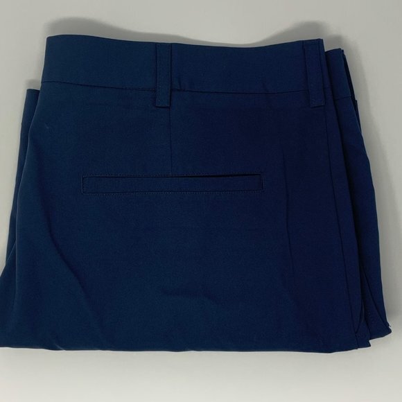 Roundtree & Yorke Navy Blue Work Play Perform Flat Front Men's‎ Shorts Size W36 - Picture 5 of 8